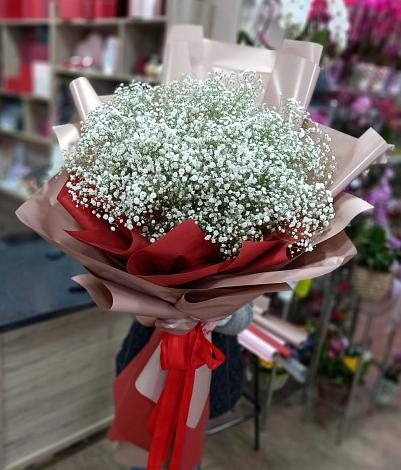 Букет цветов из: Гипсофила в Донском Липецкая область